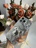 葵也適用iPhone16Promax手機(jī)殼新款蘋果15輕薄散熱電鍍14Pro防摔女款 漸變銀色羽毛 米妮鏡子電鍍鏡框 iPhone 14 Pro 曬單實(shí)拍圖