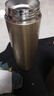 水宜生 保溫杯男士雙層316不銹鋼泡茶杯便攜水杯禮盒商務(wù)高檔車載杯子 香檳玫瑰金 曬單實(shí)拍圖