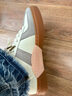 FOOT INDUSTRY足下工業(yè)「品牌經(jīng)典」經(jīng)典復(fù)古德訓(xùn)鞋拼接休閑男女同款百搭舒適 米白/灰色 38 曬單實拍圖