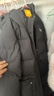 雪中飛童裝男童羽絨服中大童連帽休閑女童中長(cháng)兒童羽絨服黑色160cm 曬單實(shí)拍圖