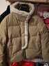 森馬（Semir）羽絨服女新中式仿兔毛領(lǐng)短款保暖外套2024冬新款新中式小主風(fēng)上衣 駝色50171 2XL 曬單實(shí)拍圖