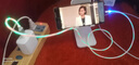 紐致蘋(píng)果type-c安卓磁吸七彩流光充電線(xiàn)磁性跑馬燈iPhone手機發(fā)光數據線(xiàn)適用于華為小米OPPO 三合一（蘋(píng)果/安卓/type-c）1米線(xiàn)七彩通用 曬單實(shí)拍圖