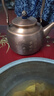 容山堂銅壺泡茶壺煮茶器燒水壺 仿古大容量煮茶壺 1.7L紫銅壺-堂前燕 曬單實(shí)拍圖