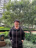 FSHE2025新媽媽中年女裝秋季洋氣外套加絨加厚大衣中老年春裝連帽開衫 黑色(春秋)  薄款 2XL _建議125-135斤 曬單實(shí)拍圖