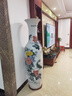 垚罄 景德鎮陶瓷器仿古手繪落地大花瓶喬遷禮物酒店賓館開(kāi)業(yè)禮品客廳裝飾擺件 手繪 墨彩連年有余  1.6米 單個(gè)配底座 曬單實(shí)拍圖