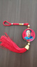抒文毛爺爺毛主席照片頭像汽車(chē)掛件車(chē)內掛飾品車(chē)載水晶吊墜高檔中國結 【曲面水晶】蓮花雙穗正反老年紅 曬單實(shí)拍圖