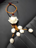 卡麗蒂（KALIDI）汽車(chē)掛件菩提蓮花車(chē)內飾品高檔車(chē)載小車(chē)裝飾用品平安香水吊墜男女 精雕菩提蓮花掛件-平安如意-車(chē)掛 曬單實(shí)拍圖