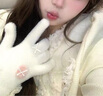 妙奕嘉手套冬季女保暖觸屏露指毛線手套可愛加厚高顏值學(xué)生寫字漏二指 毛球蝴蝶結(jié)手套【可觸屏】白色 曬單實(shí)拍圖