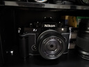 攝侶尼康zf手柄皮套nikon相機包保護套適用ZF相機套防脫手半套底座牛皮裝飾配件zf保護殼手工貼皮手柄 zf經(jīng)典黑手柄款底座（送黑色編織手腕帶） 曬單實(shí)拍圖