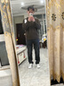 森馬（Semir）森柔毛衫|針織衫男可機洗絞花毛衣純色內搭上衣冬情侶裝寬松 咖色調00355 S 曬單實(shí)拍圖
