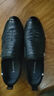 蜘蛛王男鞋牛皮季套腳男士商務(wù)休閑鞋正裝皮鞋男 黑色 39  曬單實(shí)拍圖