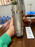 靈稱(chēng)LNCHNG純鈦保溫杯鈦水杯車(chē)載男士燜泡茶杯茶水分離杯戶(hù)外喝茶杯子 鈦花銀 500ml ＋杯套【禮盒包裝】 曬單實(shí)拍圖