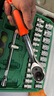 綠林（GREENER）1/2六角套筒12.5mm6角套筒頭套管大飛工具套筒扳手配件工具套裝 32件專業(yè)套筒套裝 曬單實(shí)拍圖