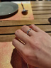 Vana銀情侶戒指一對(duì)戒結(jié)婚訂婚求婚戒畢業(yè)生日禮物送男女朋友老婆 永結(jié)同心情侶戒指【一對(duì)】 曬單實(shí)拍圖