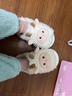 梵昇昱棉拖鞋女士秋冬季室內家居加絨保暖厚底包頭軟萌可愛(ài)小羊月子鞋 小綿羊棉拖【36-37】 曬單實(shí)拍圖