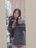 設(shè)計(jì)感假兩件格子打底衫女春秋2025新款內(nèi)搭收腰修身長(zhǎng)袖t恤上衣 黑色【帶圍脖】 M 曬單實(shí)拍圖