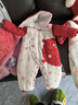 顆粒熊（KELIXIONG）新生嬰兒衣服秋冬季裝連體衣寶寶加厚套裝棉衣滿(mǎn)月服外出抱衣冬裝 萬(wàn)有引力(260克) 90cm 曬單實(shí)拍圖