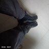 YRC意爾康棉鞋男士軟底防滑中老年男鞋加絨保暖加厚棉皮鞋男冬季鞋子 黑色Y0162 加絨 38 曬單實拍圖