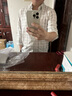 卡賓男裝 老花滿印衛(wèi)衣秋新款LOGO刺繡寬松上衣仿麂皮絨潮流H 煤黑色01 L /175/50 曬單實拍圖