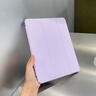 帕思米適用 ipadair保護殼2026款透明平板air8/7保護套ipad pro11寸帶筆槽保護殼13寸防彎抗摔超薄全包殼 【丁香紫】帶有筆槽丨 輕薄超透丨鉆級防彎防摔 iPad Air6 202 曬單實(shí)拍圖