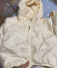 巴拉巴拉寶寶羽絨服男童童裝嬰兒秋冬女童外套輕薄舒適時(shí)尚萌趣潮 奶油白-小熊壓膠-白鴨絨 90 （充絨量30g） 曬單實(shí)拍圖