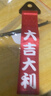 驅派 汽車(chē)飄帶前杠車(chē)頭飄帶汽車(chē)改裝掛飾拖車(chē)帶拖車(chē)鉤汽車(chē)拖車(chē)繩裝飾 大吉大利（含扎帶+黏貼膠） 曬單實(shí)拍圖