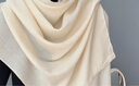 恒源祥品牌春夏秋冬純色百搭棉麻圍巾女空調房護頸披肩透氣沙灘巾純色棉 純色棉麻百搭 米色 曬單實(shí)拍圖