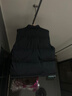 真維斯（Jeanswest）春秋季韓版馬甲男女潮流立領(lǐng)棉服修身bf坎肩背心保暖馬夾外套 黑色 2XL 曬單實(shí)拍圖