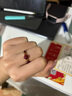 福進(jìn)家2025年本命年高含量朱砂戒指女款石榴石戒指轉(zhuǎn)運(yùn)尾戒情侶生日禮物 【鴻運(yùn)當(dāng)頭】轉(zhuǎn)運(yùn)珠款 贈(zèng)禮盒 曬單實(shí)拍圖