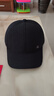 帽子男士秋冬季毛呢棒球帽百搭中老年加絨保暖帽爸爸款 黑色 可調節 曬單實(shí)拍圖