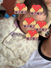 班喜迪嬰兒衣服秋冬裝嬰幼兒女寶寶連體衣公主夾棉棉服冬季超萌外出爬服 米色 90cm 曬單實(shí)拍圖