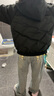 鴨鴨（YAYA）【90+系列】零壓輕暖羽絨服女士2024新款運動(dòng)休閑冬裝保暖外套KLZ 黑色 M /160 曬單實(shí)拍圖