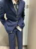木村叔木村叔dk日系制服西裝外套男士春季中長(zhǎng)款西服紺色西服男西服套裝 紺色西服套裝（褲子+西服）MCS S 曬單實(shí)拍圖