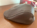 羅蒙男士帽子冬季皮帽中老年鴨舌前進(jìn)帽大頭圍送父親禮物防風(fēng)防寒保暖 曬單實(shí)拍圖