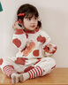 babylove嬰兒連體衣春秋冬季加絨周歲紅色衣服寶寶哈衣爬服可愛(ài)外出服 曬單實(shí)拍圖