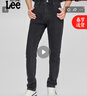 Lee【張凌赫代言】25新品705標準中腰錐形黑灰色男牛仔褲休閑潮流 黑灰色 31 曬單實(shí)拍圖