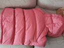 迪士尼女童羽絨服兒童三防保暖加厚外套中大童白鴨絨滑雪服DS003粉色150 曬單實(shí)拍圖