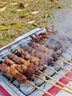 果勛果勛內蒙古原切牛肉串燒烤肉食材串串半成品套餐小吃25/125串 原切牛肉串25串共325g 曬單實拍圖
