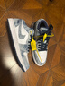 NIKE耐克Air Jordan 1 Low AJ1水洗丹寧牛仔藍(lán)男子低幫板鞋 CZ8455-100 40 曬單實(shí)拍圖