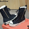 匡威（Converse）官方 Chuck 70 Plus加高款高幫休閑板鞋黑色A10361C A10361C 37.5 曬單實(shí)拍圖