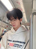 木川近視眼鏡男款超輕眉線半框斯文敗類理工男鈦材平光可配度數(shù)眼鏡女 鈦架MW96黑銀色C1 單鏡框【支持試戴】 曬單實(shí)拍圖