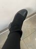 卡帝樂(lè )鱷魚(yú)斷碼新款顯瘦短靴女2025春秋彈力靴子真皮拼接粗跟瘦瘦靴女 黑色 單里 36 標準尺碼 曬單實(shí)拍圖