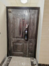 堯盾子母防盜門(mén) 入戶(hù)大門(mén)安全防盜門(mén) 紅木紋豬肝色甲級三七門(mén) AI人臉智能鎖+門(mén) 2050*1160 曬單實(shí)拍圖