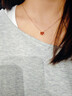 Grace Girl鉆石蘋(píng)果項(xiàng)鏈女輕奢玫瑰金色鎖骨鏈時(shí)尚飾品送女友情人節(jié)生日禮物 鉆石蘋(píng)果項(xiàng)鏈+輕奢禮盒 曬單實(shí)拍圖