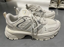 adidas明星同款下班鞋SHADOW FEVER緩震防滑厚底老爹鞋阿迪達斯   亮白/漢玉白/金屬銀   37 曬單實(shí)拍圖