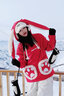 High Experience至高滑雪服衛(wèi)衣女單雙板衛(wèi)衣兔耳寬松衛(wèi)衣內(nèi)搭防水保暖滑雪衣上衣 焦紅 XS 曬單實(shí)拍圖