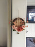 花藝裝飾掛件創(chuàng  )意花環(huán)掛飾客廳墻壁裝飾餐廳門(mén)上墻面店鋪歡迎掛牌 花環(huán)B款-藤環(huán)直徑30-平安喜樂(lè ) 曬單實(shí)拍圖