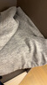 恒源祥100%純羊毛背心男V領(lǐng)保暖上衣秋冬季中年男士商務(wù)休閑雞心領(lǐng)馬甲 淺灰 L 【建議120-140斤】 曬單實(shí)拍圖