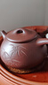 益工坊（YIGONGFANG） 宜興紫泥紫砂壺功夫茶具 問(wèn)竹景舟石瓢 200cc 曬單實(shí)拍圖
