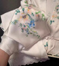 莫代爾真絲新中式國風(fēng)盤扣睡衣女夏季漢服古典高級感2025新款家居服套裝 白色 商柜品質(zhì) 7A 軟絲 XL 建議120-140斤 曬單實(shí)拍圖
